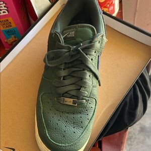 Nike Air Force 1 Olive Green Sneakers